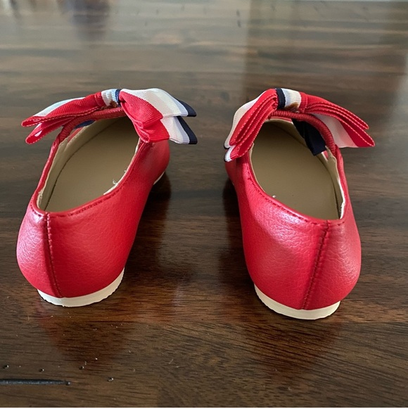 Janie and Jack Red Flat Shoes - Picture 4 of 8